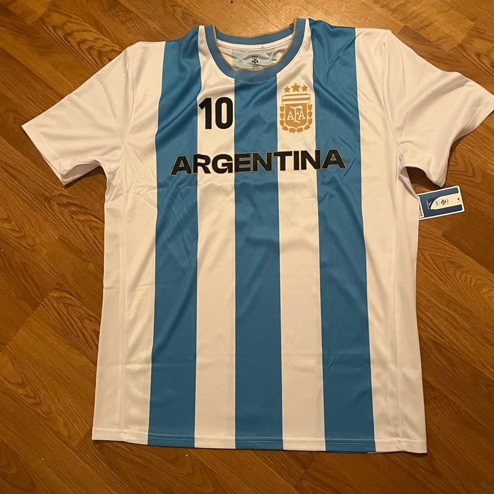 FBC Argentina Lionel Messi Jersey by AFA Mens Size: XL